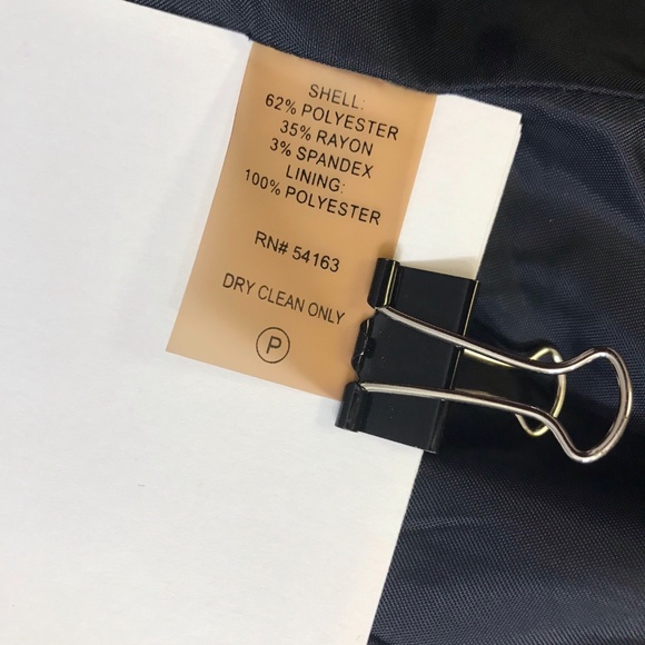 CK Classic Navy Pant Suit Size 14 - Picture 3 of 6